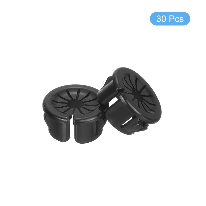 Snap Bushing Grommet 0.75"(19mm) Mount Dia, 30Pcs Bushing Grommet with a Opening