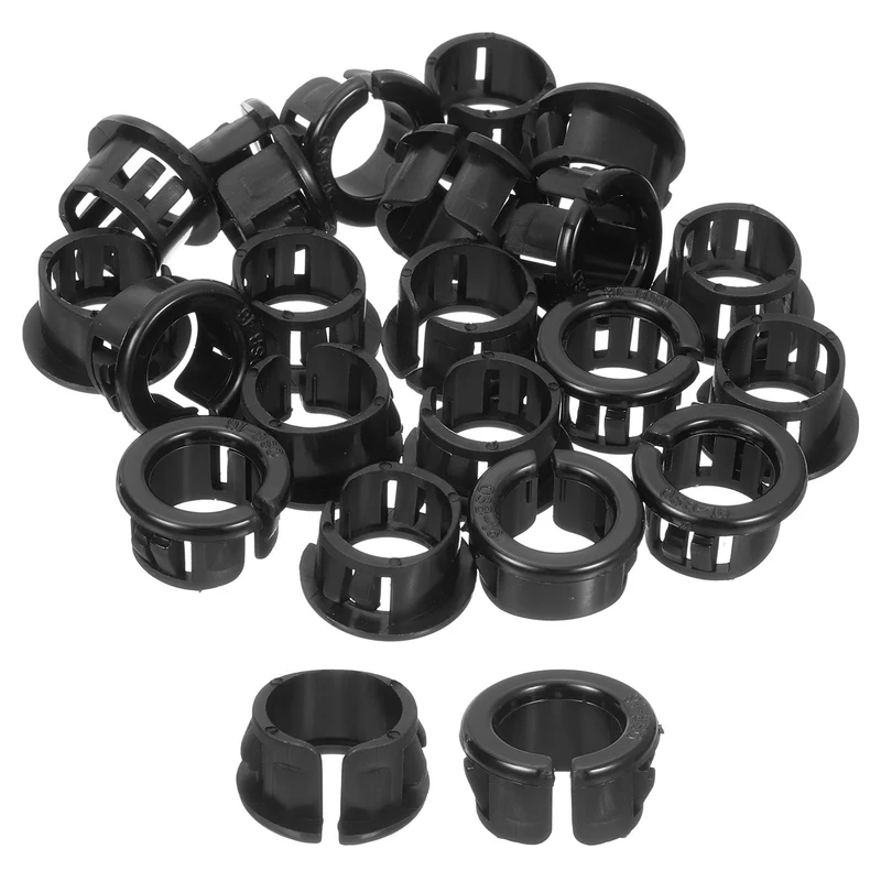 Cable Snap Bushing Grommets, 20Pcs 16mm/0.63" Mount Dia Snap Bushing Grommet