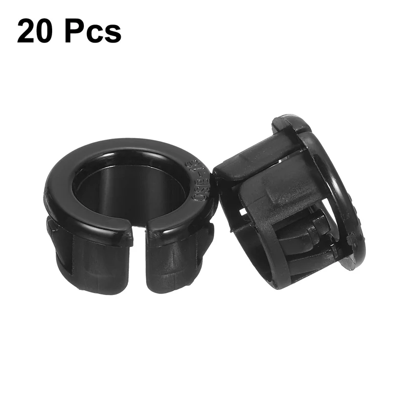 Cable Snap Bushing Grommets, 20Pcs 16mm/0.63" Mount Dia Snap Bushing Grommet