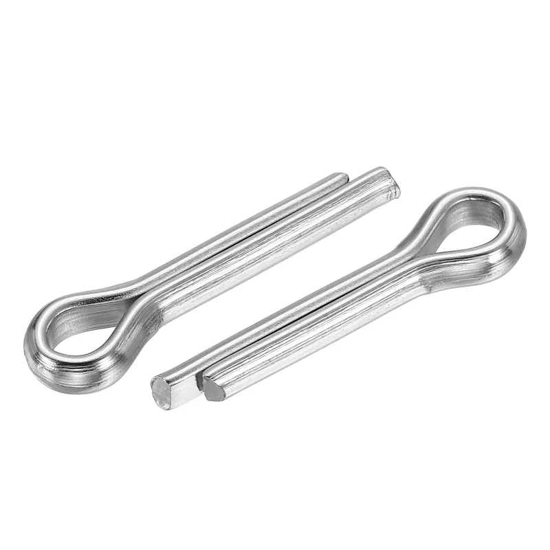 15Pcs Split Cotter Pin, 0.2 x 0.8" Stainless Steel Clip Fastener