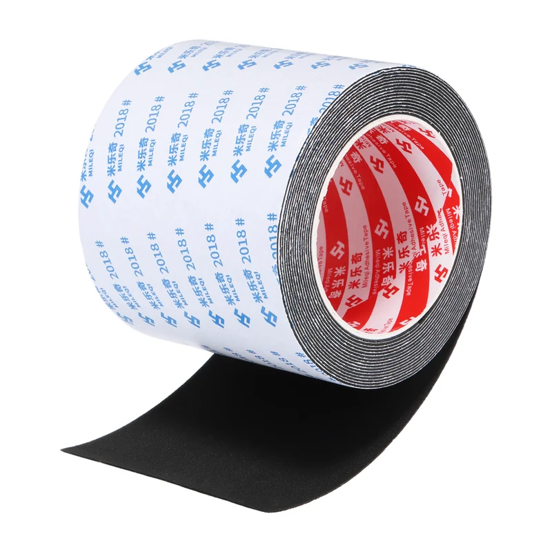 Foam Tape 100mm W x 1mm t x 5M Weather Stripping Black for Door Window