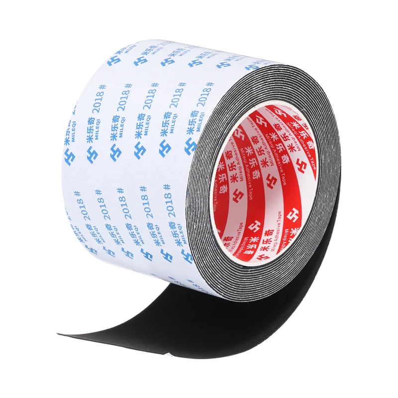 Foam Tape 80mm W x 1mm t x 5M Weather Stripping Black for Door Window