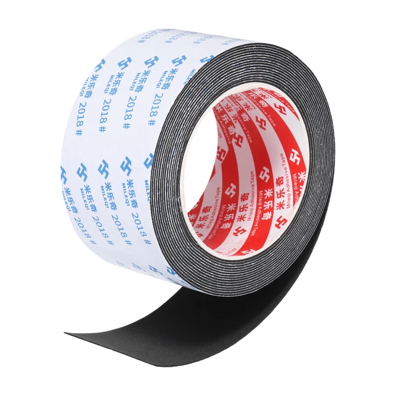 Foam Tape 60mm W x 1mm t x 5M Weather Stripping Black for Door Window