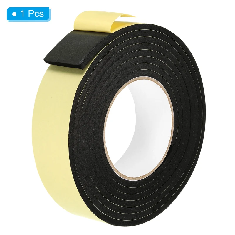 10 Feet Sealing Foam Tape Adhesive Weather Strip (1-5/8Inx1/4Inx10Ft)