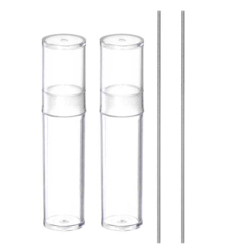 2pcs Class x Steel Pin Gage 0.8mm Dia Metric Tolerance 0.001mm Plug Gage Pins