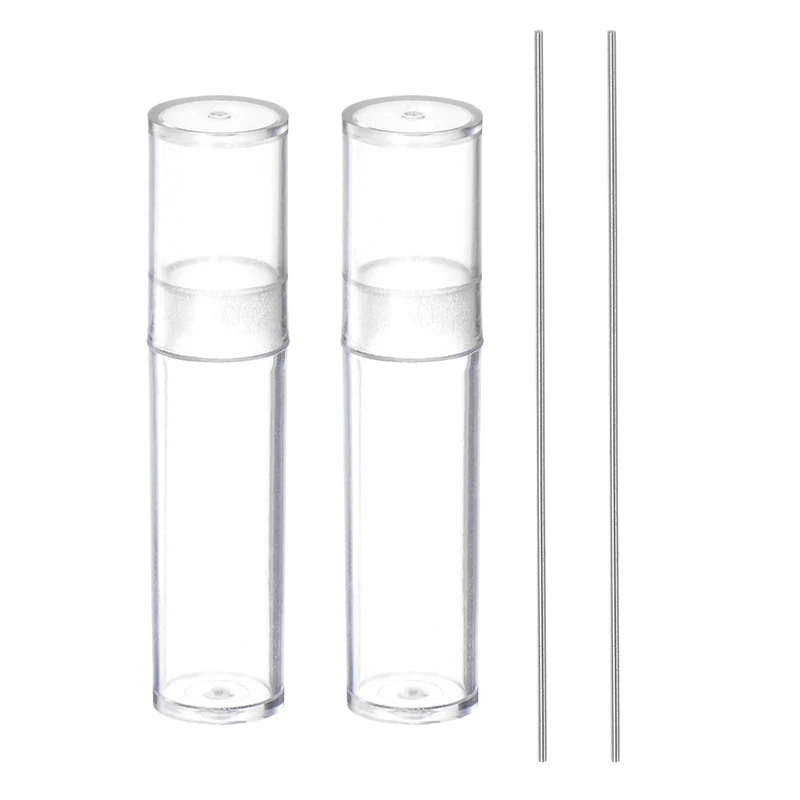 2pcs Class x Steel Pin Gage 0.64mm Dia Metric Tolerance 0.001mm Plug Gage Pins