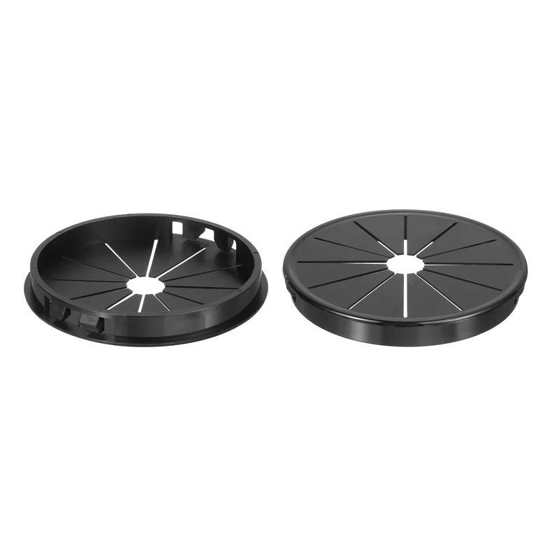 Snap Bushing Grommet 3.54"(90mm) Mount Dia, 2Pcs Nylon Bushing Grommet, Black
