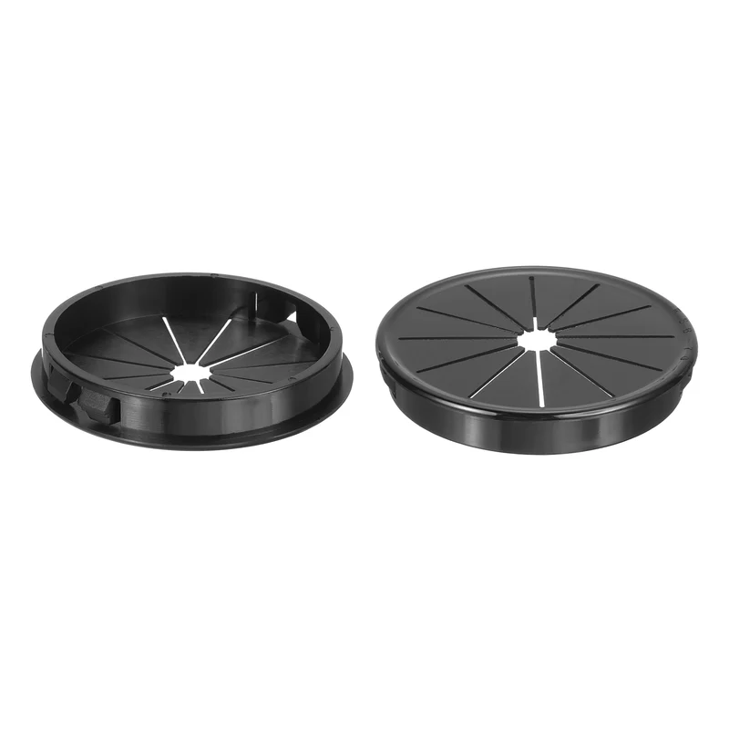 Snap Bushing Grommet 2.76"(70mm) Mount Dia, 2Pcs Nylon Bushing Grommet, Black