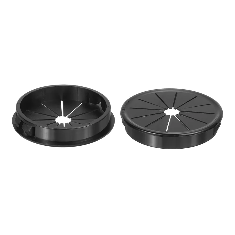 Snap Bushing Grommet 2.36"(60mm) Mount Dia, 2Pcs Nylon Bushing Grommet, Black