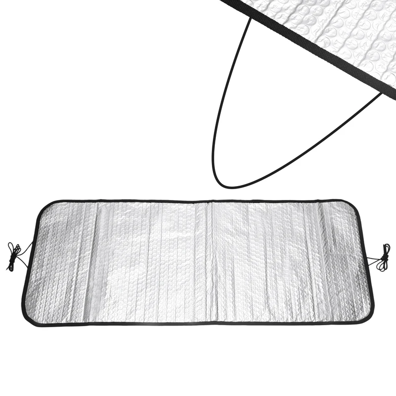 31 x 14 Inch Air Conditioner Cover, Magnetic Outside AC Unit Cover, Silver