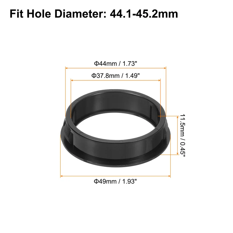 Cable Snap Bushing Grommets, 16Pcs 44mm/1.73" Mount Dia Snap Bushing Grommet