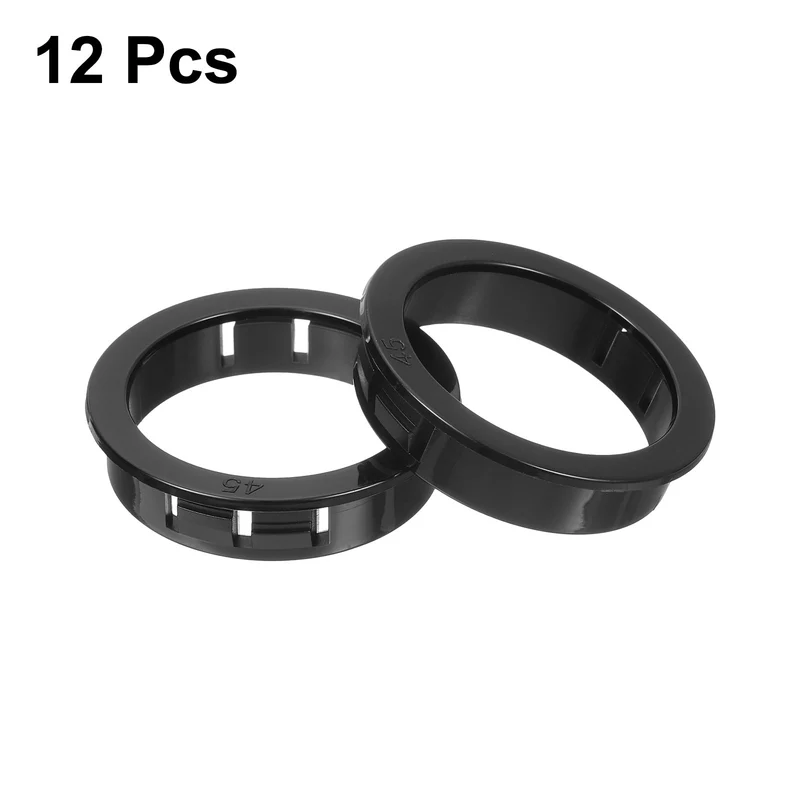 Cable Snap Bushing Grommets, 12Pcs 44mm/1.73" Mount Dia Snap Bushing Grommet