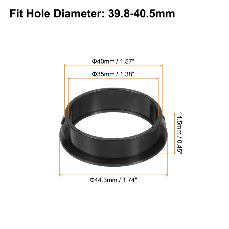 Cable Snap Bushing Grommets, 8Pcs 40mm/1.57" Mount Dia Snap Bushing Grommet