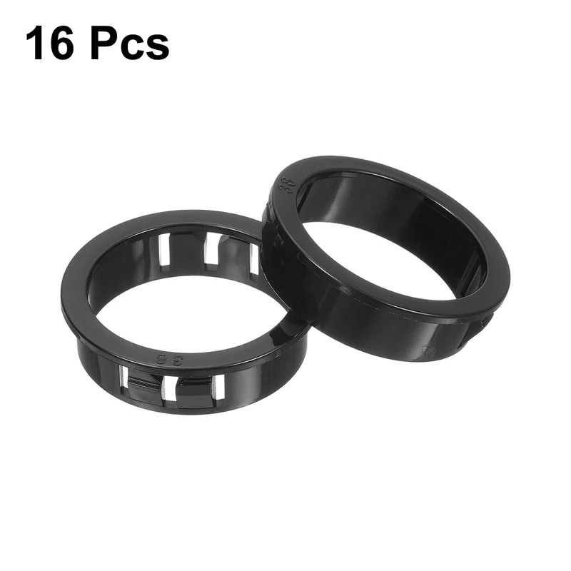 Cable Snap Bushing Grommets, 16Pcs 38mm/1.5" Mount Dia Snap Bushing Grommet