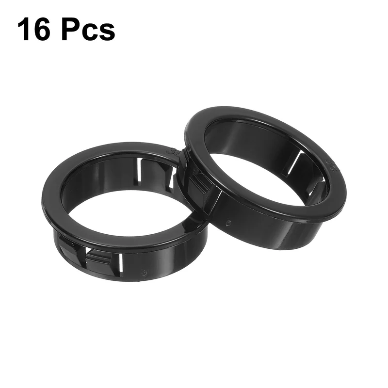 Cable Snap Bushing Grommets, 16Pcs 35mm/1.38" Mount Dia Snap Bushing Grommet