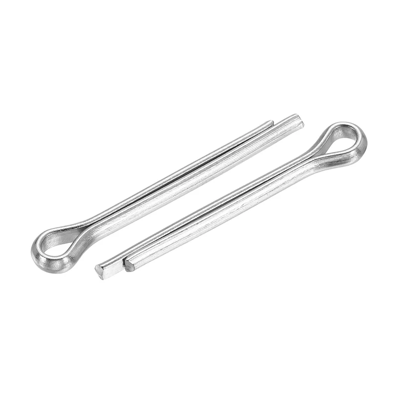 15Pcs Split Cotter Pin, 0.12 x 1" Stainless Steel Clip Fastener