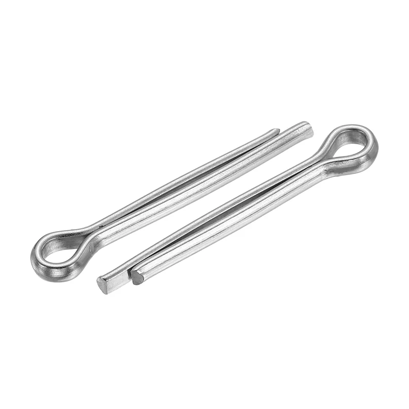 60Pcs Split Cotter Pin, 0.16 x 1.2" Stainless Steel Clip Fastener