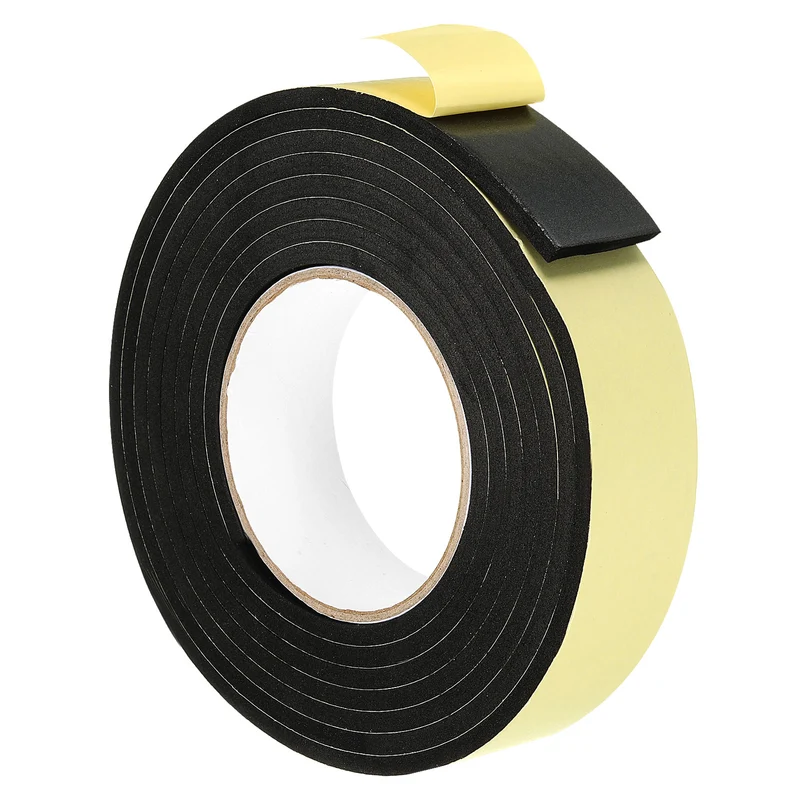 10 Feet Sealing Foam Tape Adhesive Weather Strip (1-3/8Inx1/4Inx10Ft)