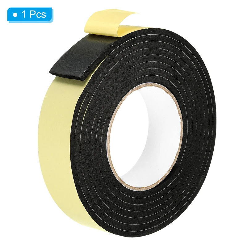 10 Feet Sealing Foam Tape Adhesive Weather Strip (1-3/8Inx1/4Inx10Ft)