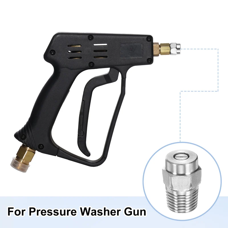 2pcs 25 Degree Surface Clean Tip 1/4 Inch NPT Male 2.5 Orifice Spray Nozzles