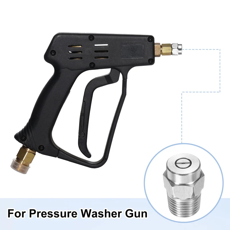 2pcs 40 Degree Surface Clean Tip 1/4 Inch NPT Male 2.5 Orifice Spray Nozzles