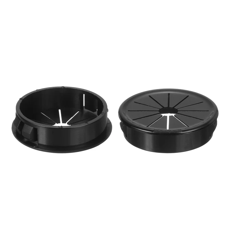 Snap Bushing Grommet 1.57"(40mm) Mount Dia, 5Pcs Nylon Bushing Grommet, Black