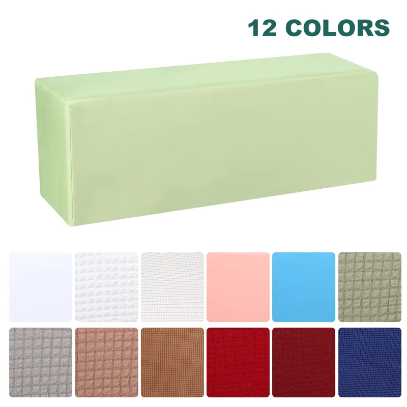 37 Inch Air Conditioner Cover, Indoor AC Cover Leather Dust-Proof Dust Covers for Wall-Mounted Split Air Conditioners, Green