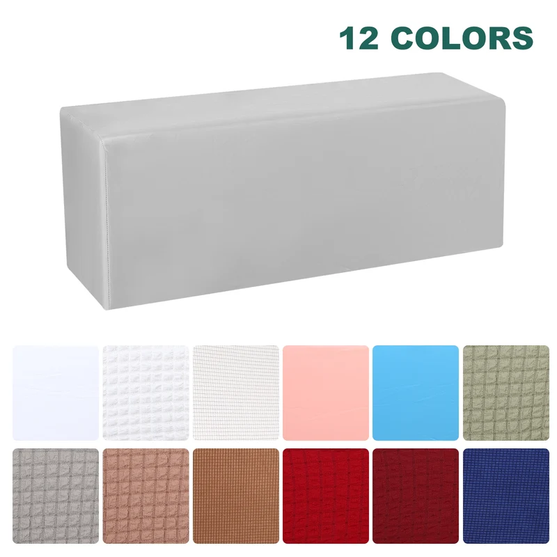 34.6" Air Conditioner Cover, Indoor AC Cover Leather Dust Covers, Grey
