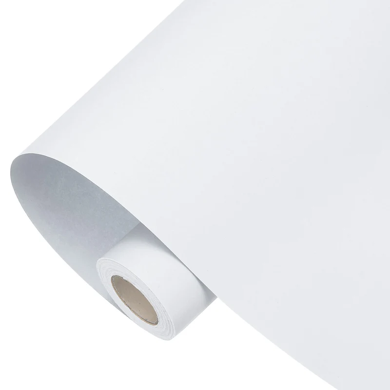 Easel Paper Roll, 17 Inch x 33 ft White Wrapping Paper Roll