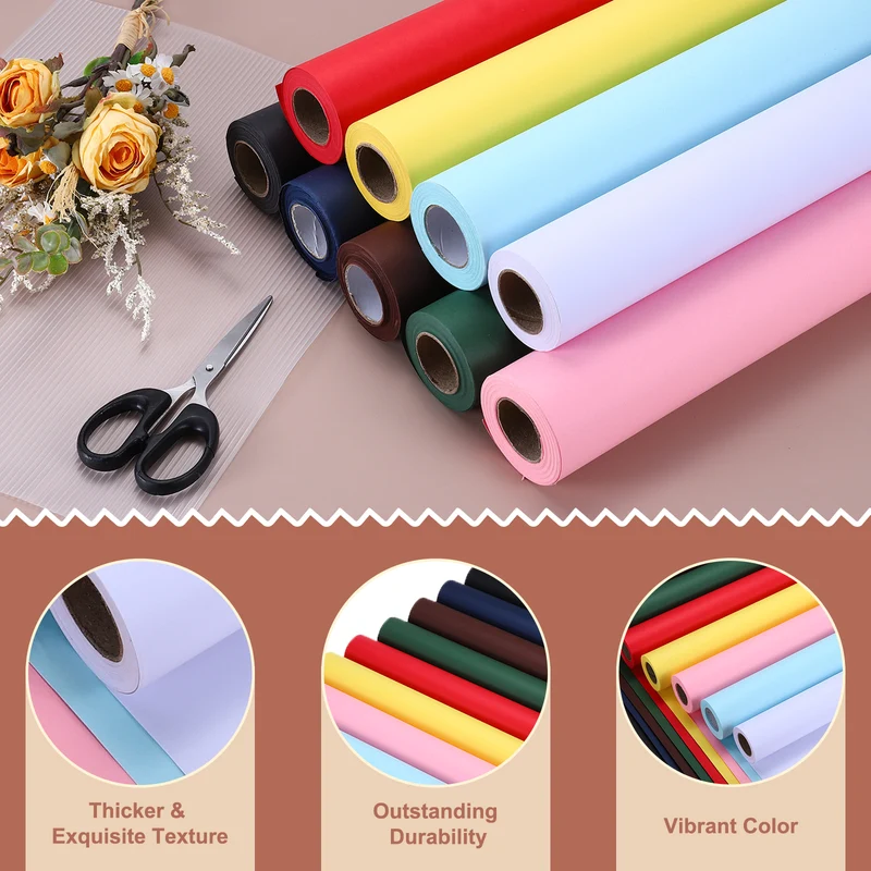 Easel Paper Roll, 17 Inch x 33 ft White Wrapping Paper Roll