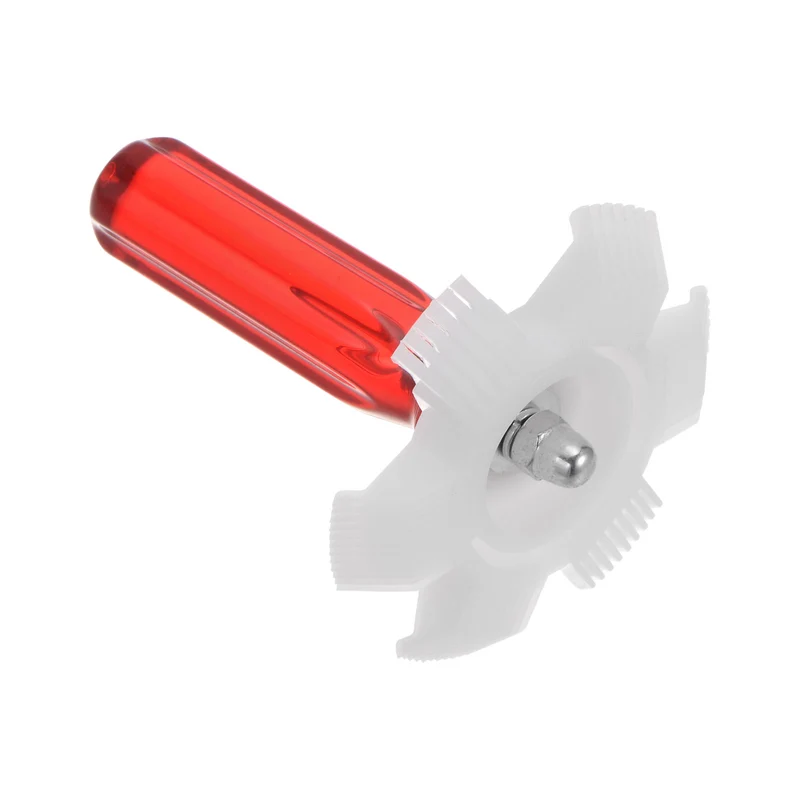 Air Conditioner Fin Comb, AC Coil Cleaner Fin Straightener Brush Condenser Coil Radiator Repair Tool for Automotive Unit Refrigerator Evaporator, Red