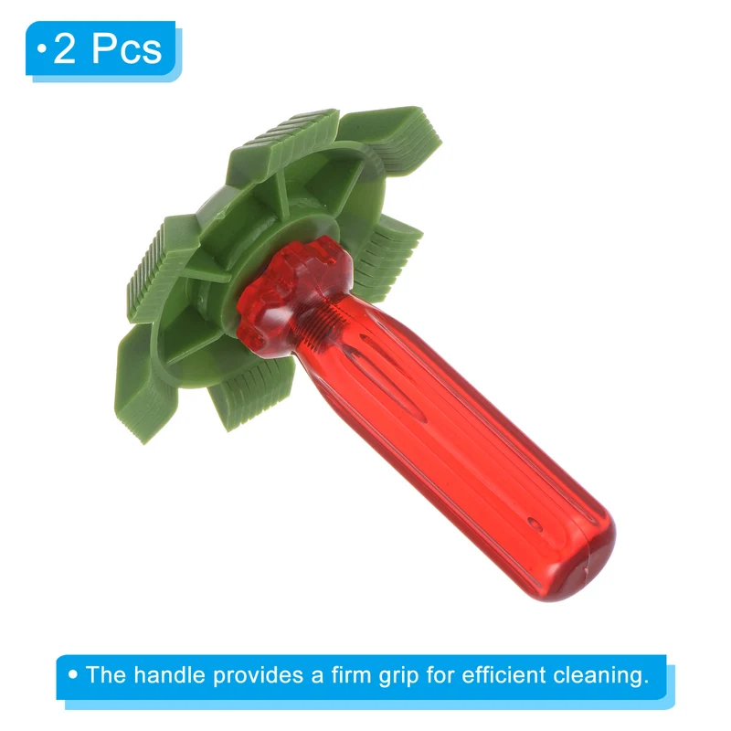 Air Conditioner Fin Comb, 2 Pcs Fin Straightener Brush AC Coil Cleaner Condenser Radiator Repair Tool for Automotive AC Unit Evaporator Refrigerator