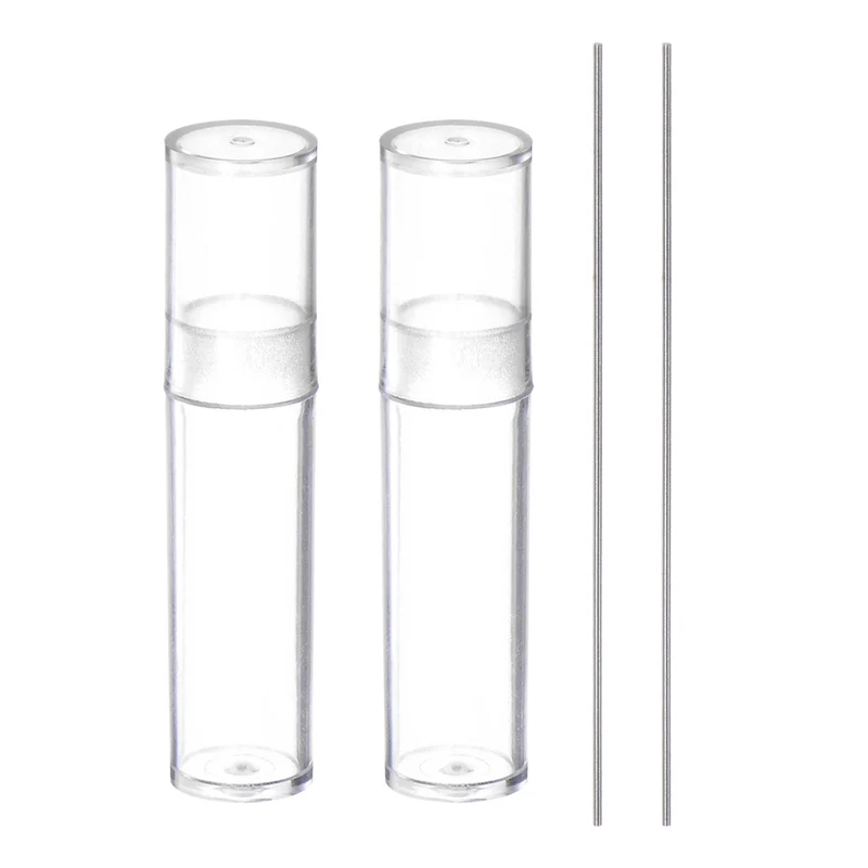 2pcs Class x Steel Pin Gage 0.25mm Dia Metric Tolerance 0.001mm Plug Gage Pins