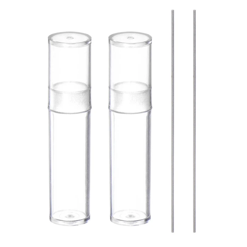 2pcs Class x Steel Pin Gage 0.15mm Dia Metric Tolerance 0.001mm Plug Gage Pins