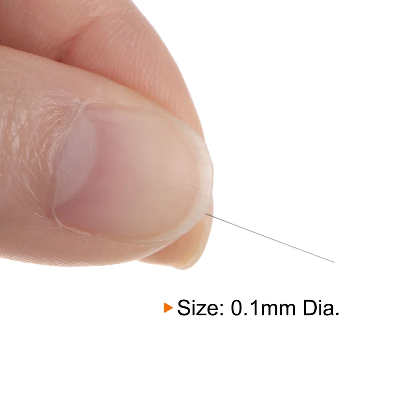 2pcs Class x Steel Pin Gage 0.1mm Dia Metric Tolerance 0.001mm Plug Gage Pins