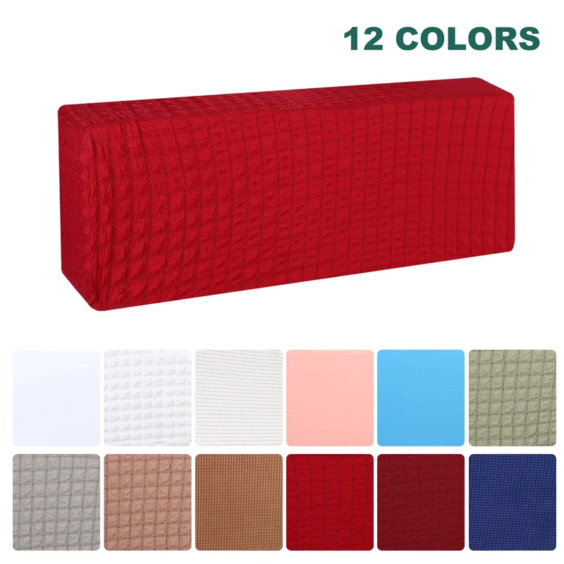 37.8" Air Conditioner Cover, Indoor AC Cover Knitted Dust Covers, Red