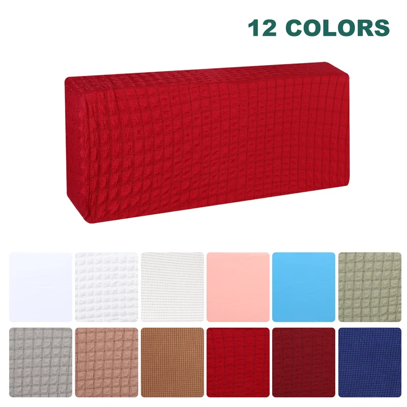 34.6" Air Conditioner Cover, Indoor AC Cover Knitted Dust Covers, Red