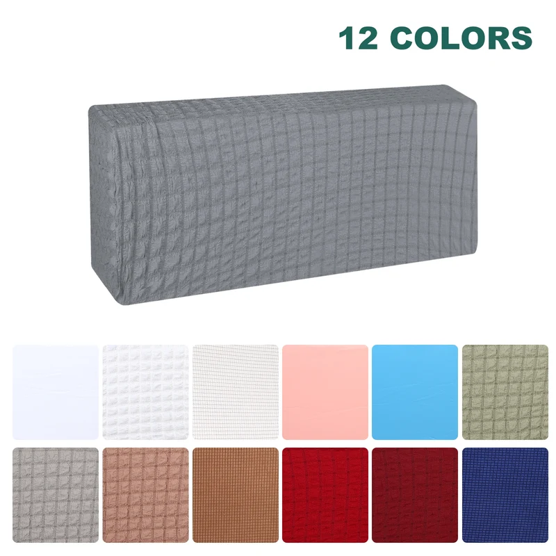 34.6" Air Conditioner Cover, Indoor AC Cover Knitted Dust Covers, Grey