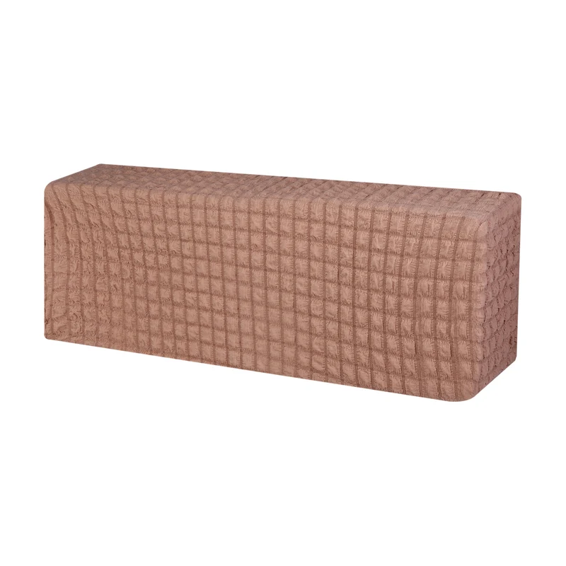 37.8" Air Conditioner Cover, Indoor AC Cover Knitted Dust Covers, Brown