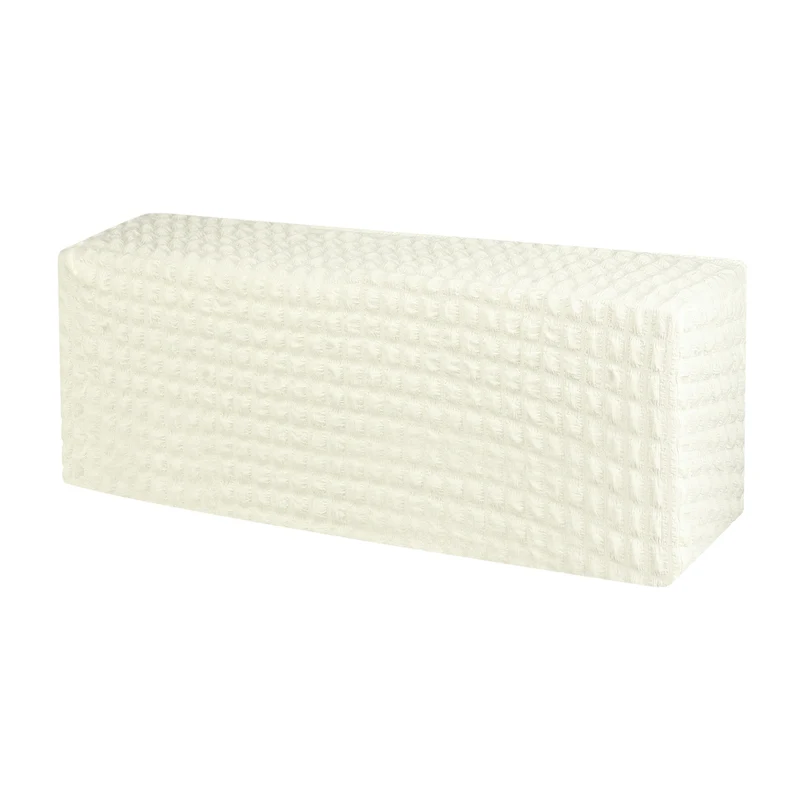 34.6" Air Conditioner Cover, Indoor AC Cover Knitted Dust Covers, White