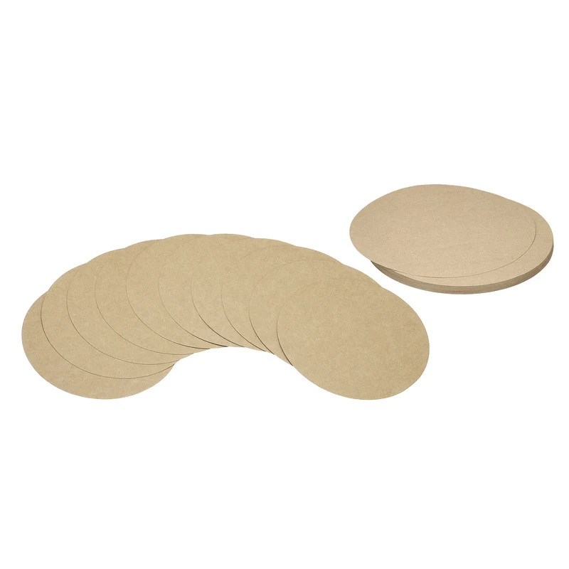 11inch Circle Card Stock, 36Pcs Round Shape Cutouts Paper, Kraft Color