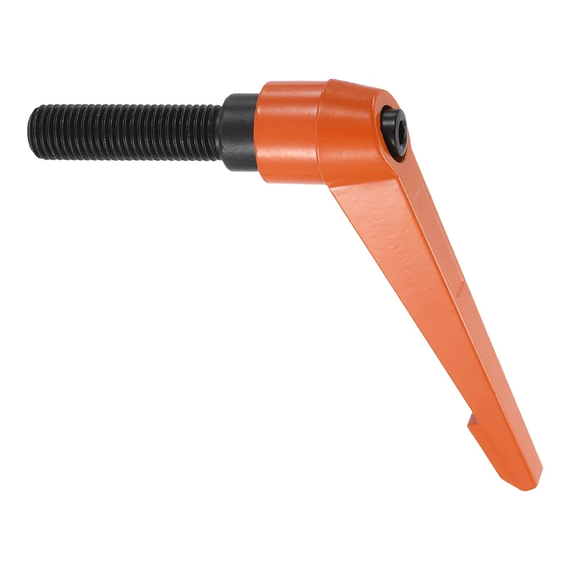 Clamping Lever Handles for Lathe, M16x63mm Male Thread Orange