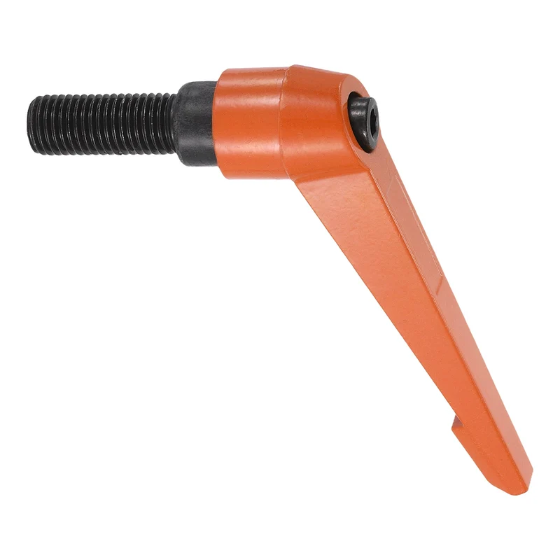 Clamping Lever Handles for Lathe, M16x40mm Male Thread Orange