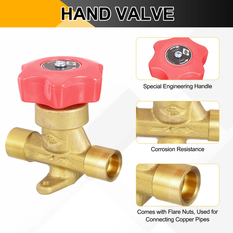 5/8 Inch Flare Gas Valve Forged Brass One-way Hand Valve