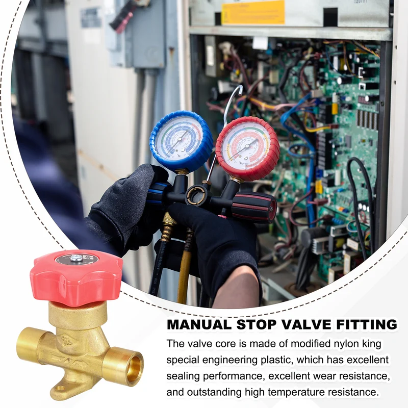 5/8 Inch Flare Gas Valve Forged Brass One-way Hand Valve