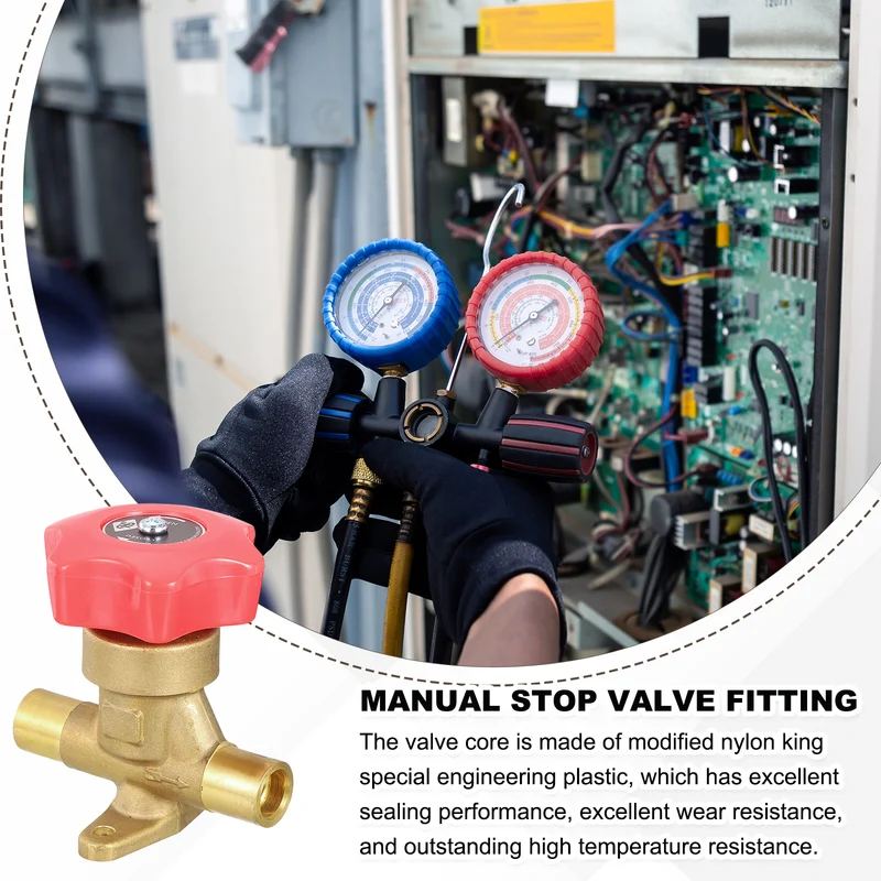 1/2 Inch Flare Gas Valve Forged Brass One-way Hand Valve
