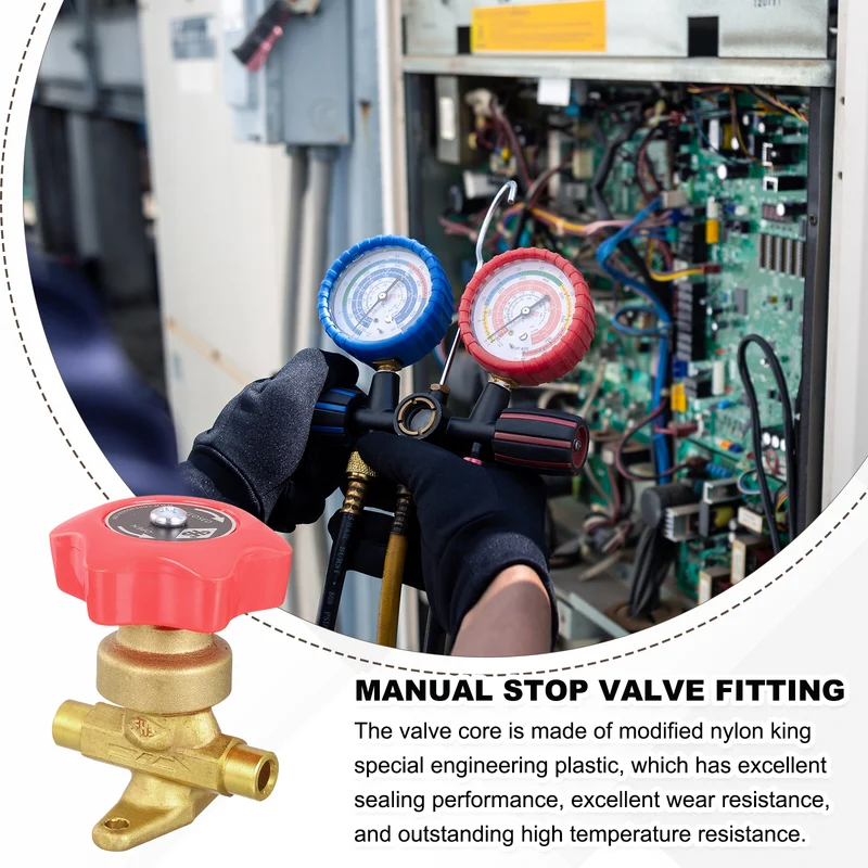 1/4 Inch Flare Gas Valve Forged Brass One-way Hand Valve