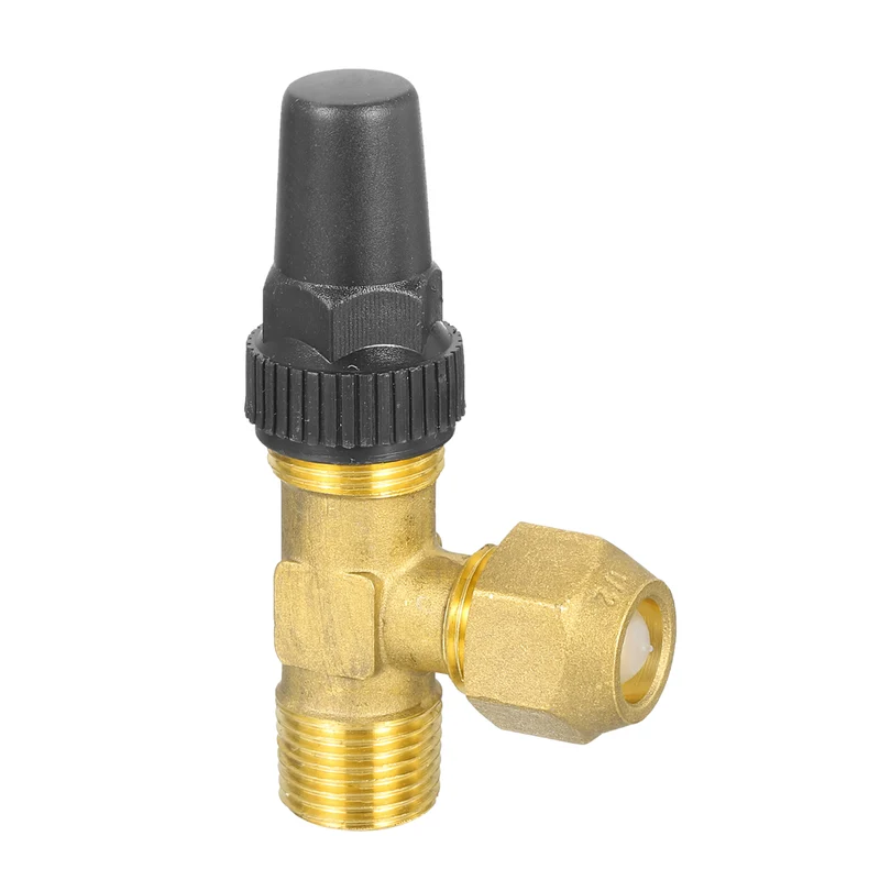 1/2" Flare x 1/2" NPT Male Angle Stop Valve Brass Right Angle Valve Fitting