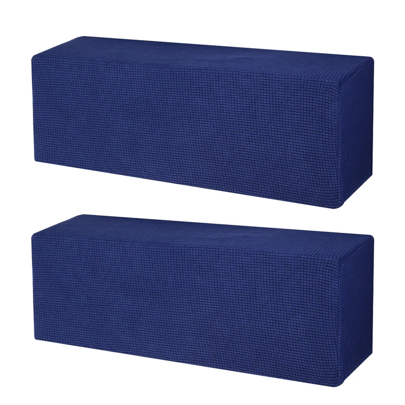 37" Air Conditioner Cover, 2 Pack Indoor AC Cover Knitted Dust Covers, Blue