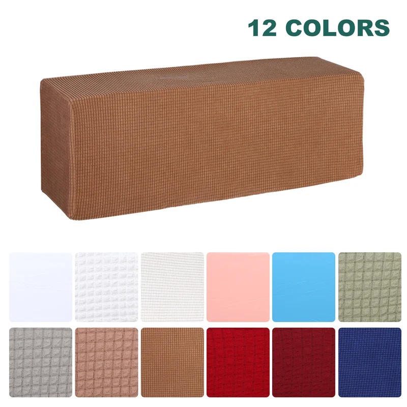 37" Air Conditioner Cover, 2 Pack Indoor AC Cover Knitted Dust Covers, Brown